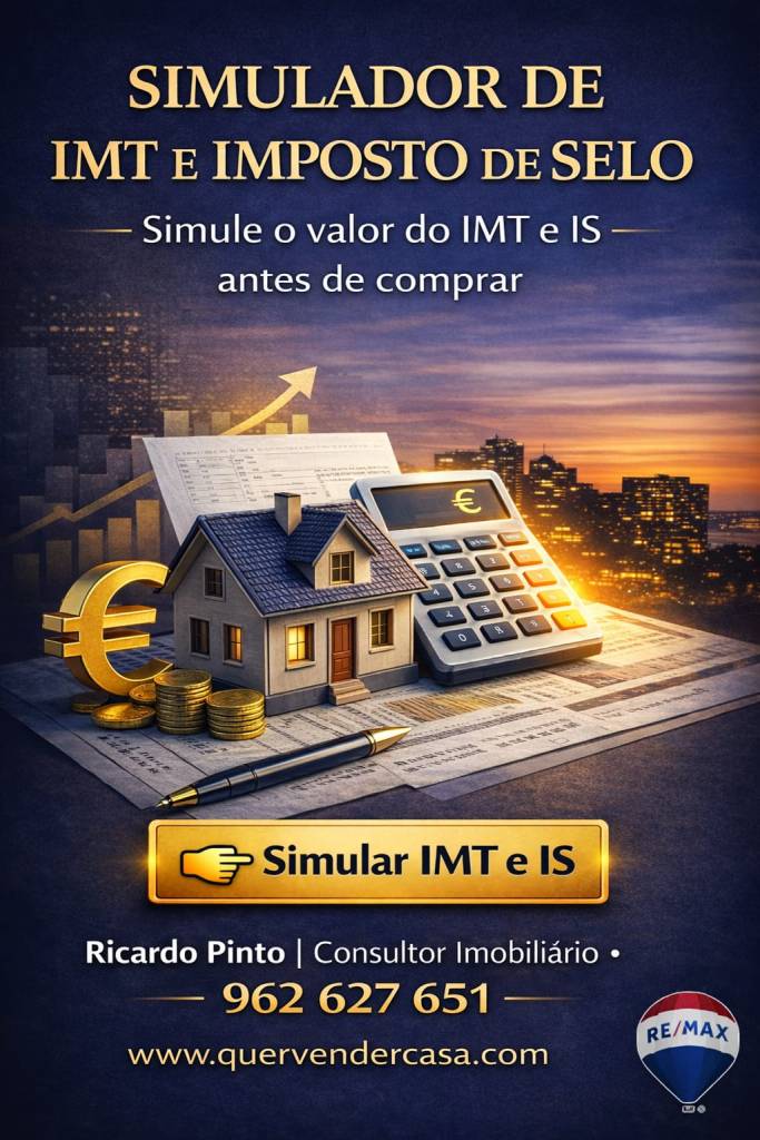 Simule o IMT e imposto de selo e  saiba exatamente quanto vai pagar na compra do seu imóvel